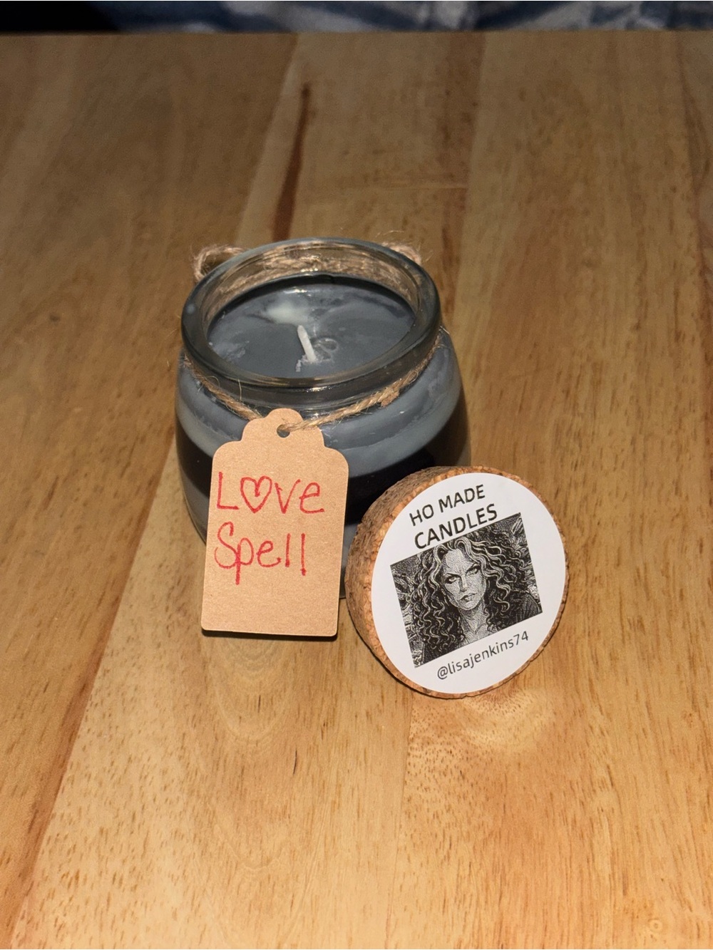 Love spell multi layered candle
